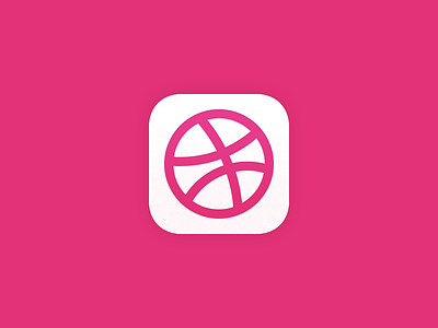 Dribbble for iOS dribbble ios ipad iphone pink