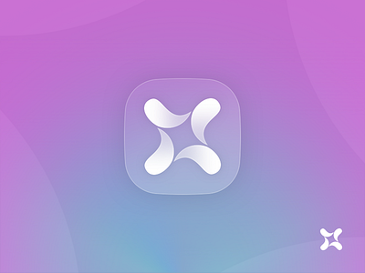 App Icon abstract app icon shape x random