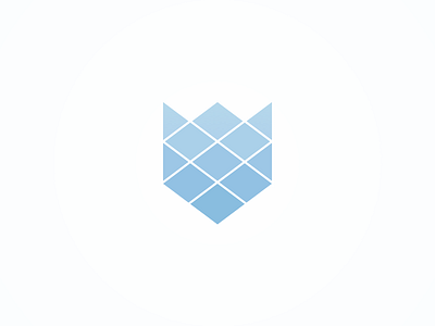 Fox brand fox geometric logo rhombus triangle