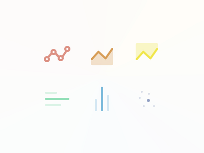 Chart Types area bar chart icons line scatter types
