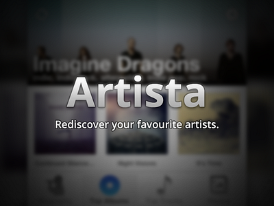 Artista ~ Music Companion artista coming soon iphone app music promo