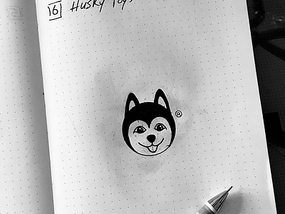 Inktober_06 Husky Toys