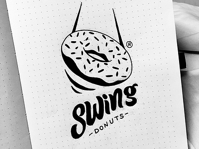 Inktober_09 Swing Donuts