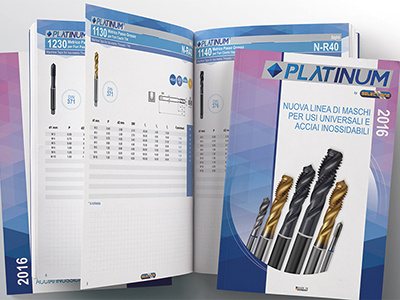 Platinum aegcomunicazione catalogue corporate identity graphic