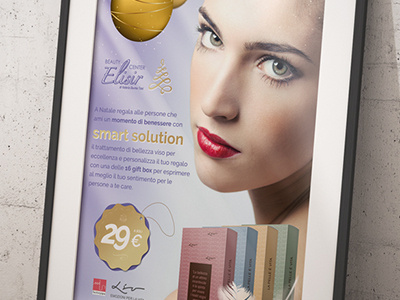 Beauty Center Elisir advertising aegcomunicazione corporate identity graphic