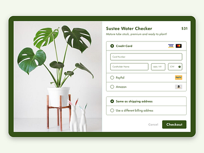 Daily UI #002 Credit Card Checkout
