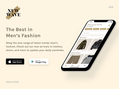 New Wave - Men's Fashion App