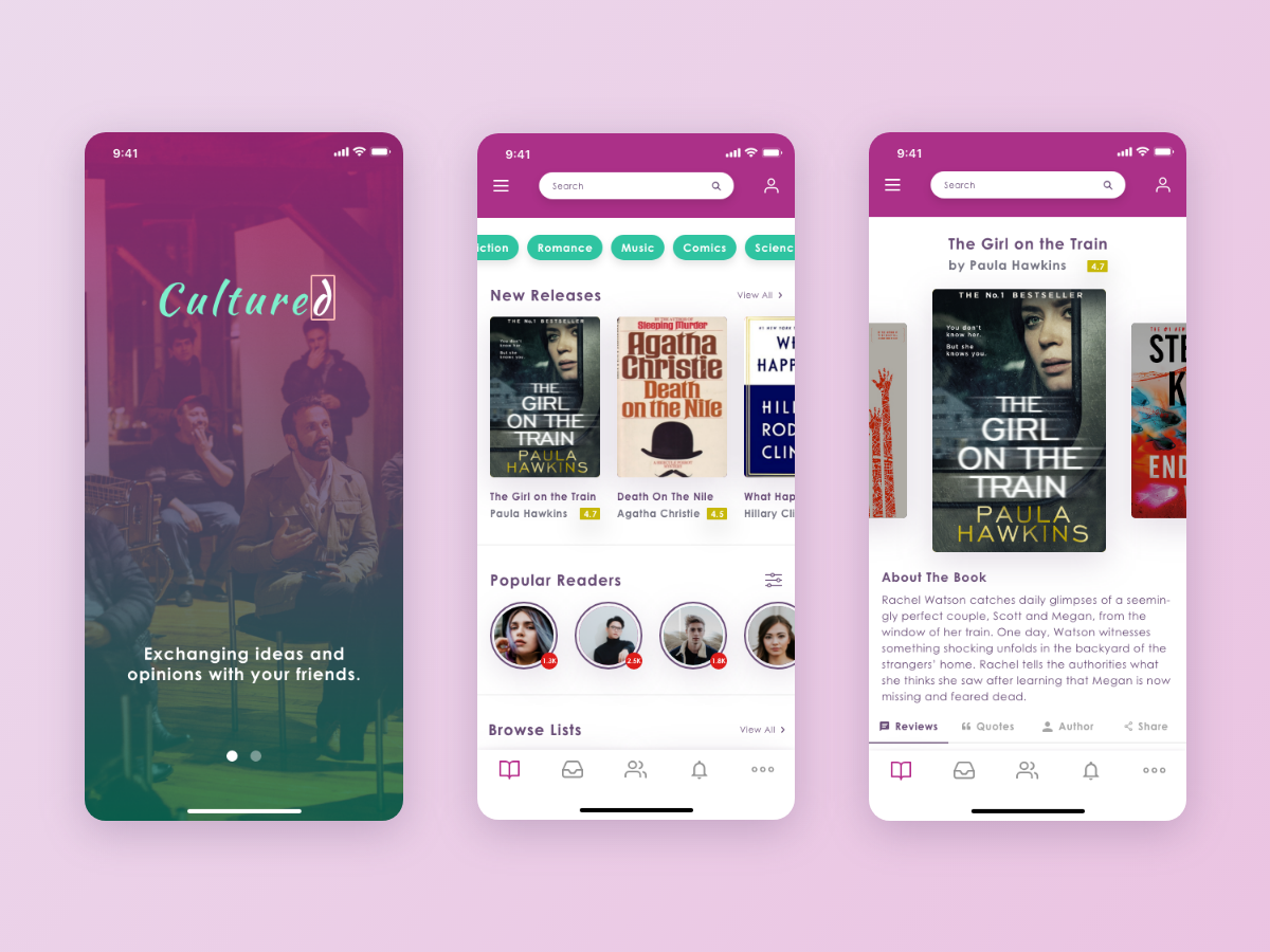 Cultured Ios Book App By Al On Dribbble Cultured Ios Book App By Al On Dribbble