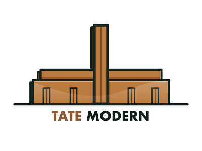 TATE Modern snapchat geofilter app art clean design flat graphic design illustration illustrator ios lettering minimal mobile sketch type typography vector web