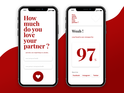 4/100 daily UI 4100 calculator app daily 100 challenge daily art daily ui dailyuidesign just for fun love calculator monotone app typography