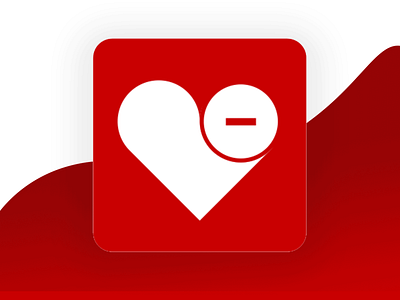 5/100 daily UI 5100 app icon daily ui graphic design heart calculator illustration logo logo animation logo design minimal