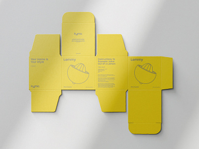 Packaging design for Kyma