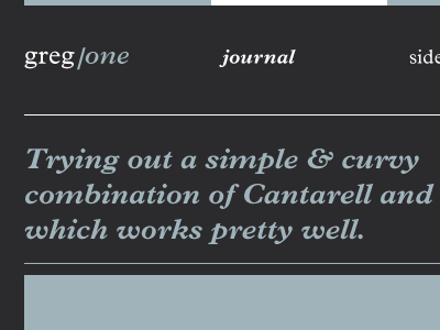 Cantarell and ...