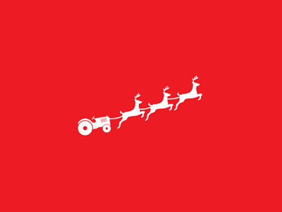 Murphy's Farm Market & Bakery Holiday Card canada farm holiday market reindeer rural tractor