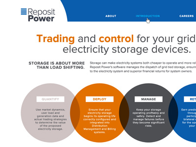 Reposit Power Website by Megan Clark on Dribbble