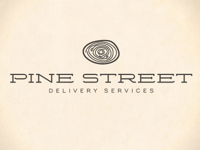 Pine Street Logo, Option A
