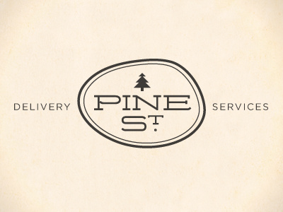 Pine Street Logo, Option C