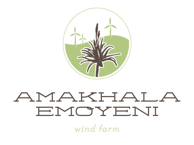 South African Windfarm Logo, proposed africa aloe energy farm heritage logo wind wind power