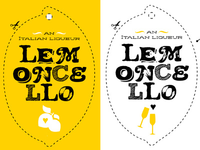 DIY Lemoncello Tags