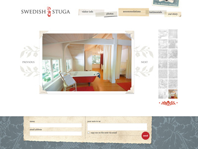 Swedish Stuga Photos Page cabin damask european floral gallery photos scraps stamp swedish