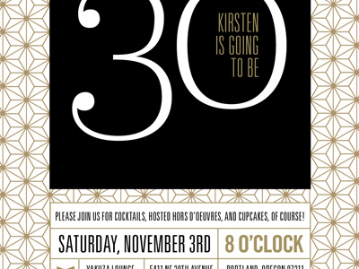 30th Birthday Party Invitation