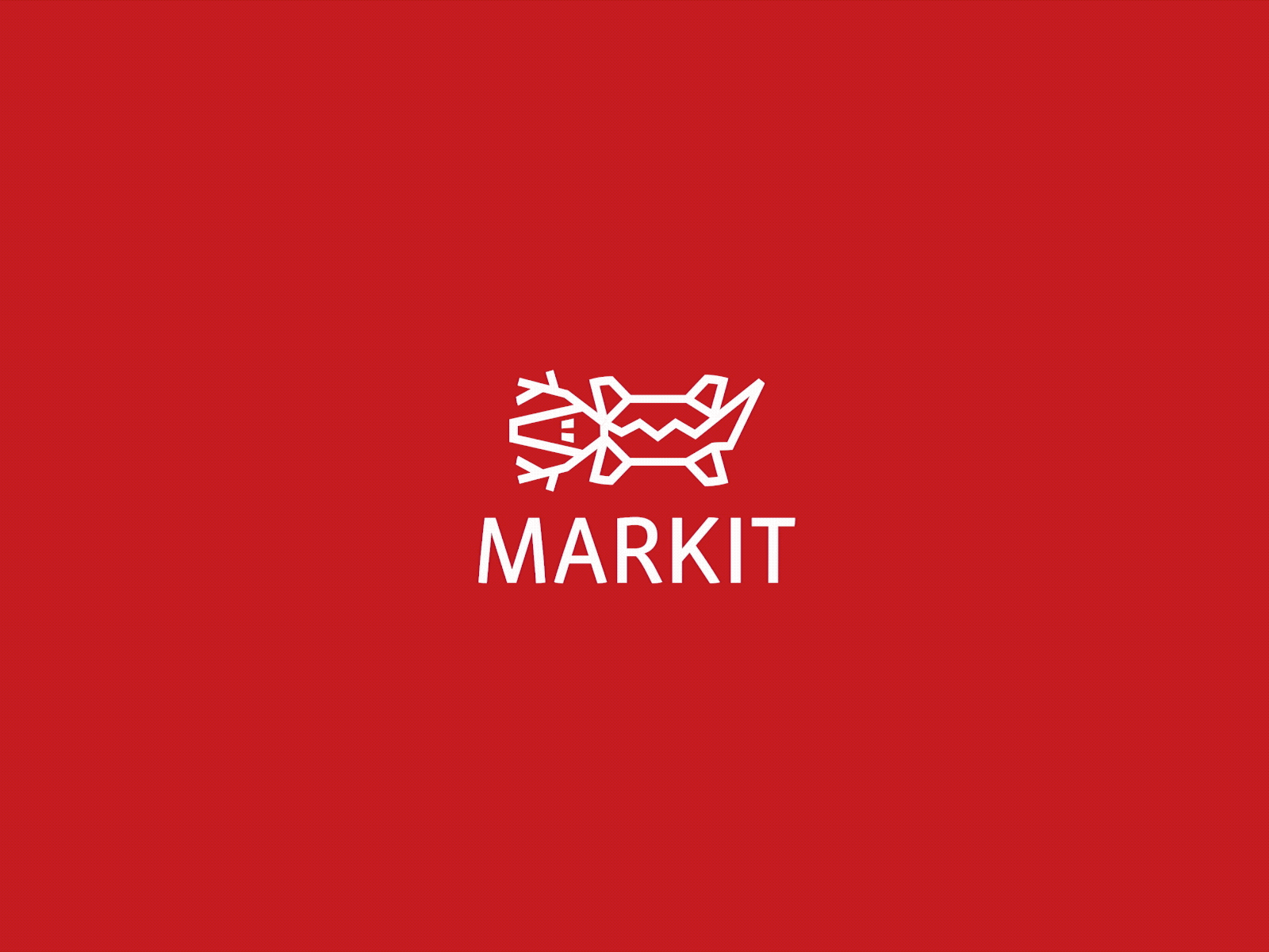 Markit 2d animation crocodile logo markit