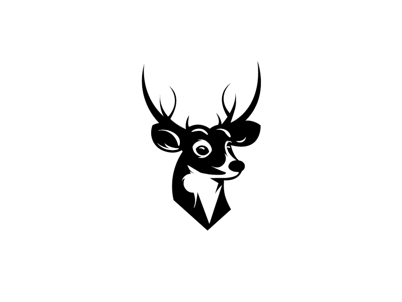 Branding: Grid study for Tapada Nacional de Mafra animals branding brands bw color creative deer design gif grid logos nature