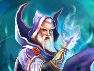 Stefan Zikic Elemental Mage by Stefan Žikić on Dribbble