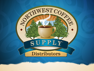 Northwest Coffee Supply Logo branding coffee espresso logo northwest
