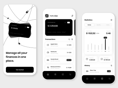 Bankio 💰 - Banking App adobe xd app design banking banking app card creditcard design graphic design mobile money save saving ui ux