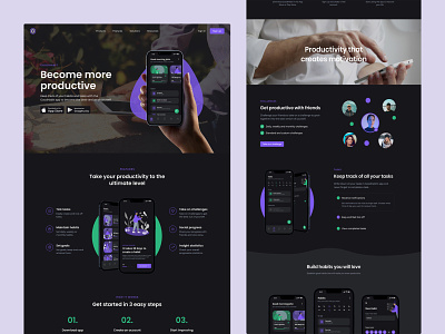 GoodHabit 🎯 Web Design App Showcase