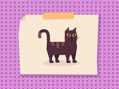 ^ↀᴥↀ^ animal cat character character design illustration illustrator kitten kitty meow pattern pet texture vector