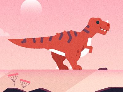 ʕง•ᴥ•ʔง character character design design dino dinosuar illustration illustrator jurassic prehistoric t rex texture tyrannosaurus tyrannosaurus rex vector