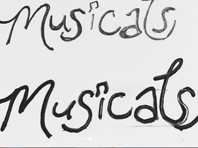 musicals typography sketch lettering hand lettering drawing doodle design elements design