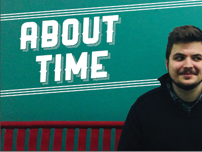 about time musician promotion album design album over album music imagery typography design