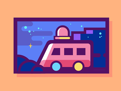 Ambulance design icon illustration