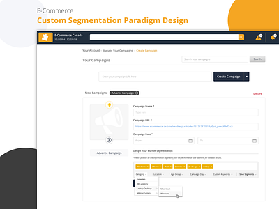 E-Commerce Market Segmentation Design