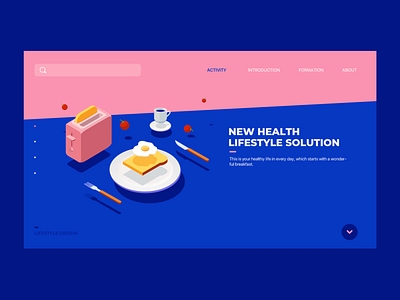 Lifestyle Illustration/Website idea