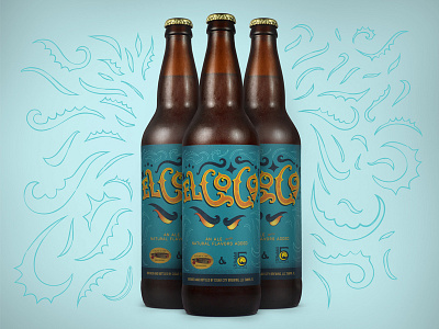 Cigar City Brewing – El Coco beer illustration label lettering packaging