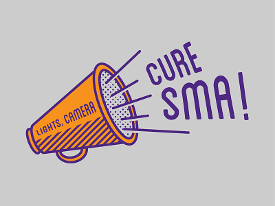 Cure SMA Event T-shirt Design apparel illustration screen printing
