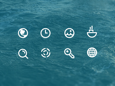 Ocean Icons icon design icons illustration ocean