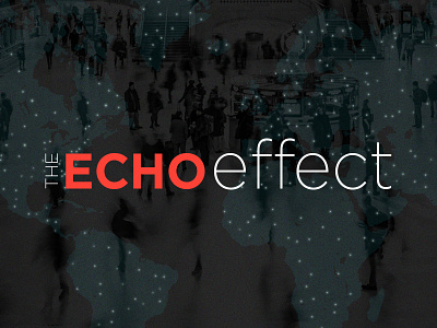 The ECHO Effect branding global logo medium
