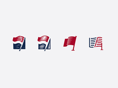 Evolution of a Flag Icon branding concept flag icon iconography logo