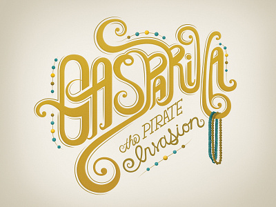 Gasparilla Type part 3 custom type lettering illustration type