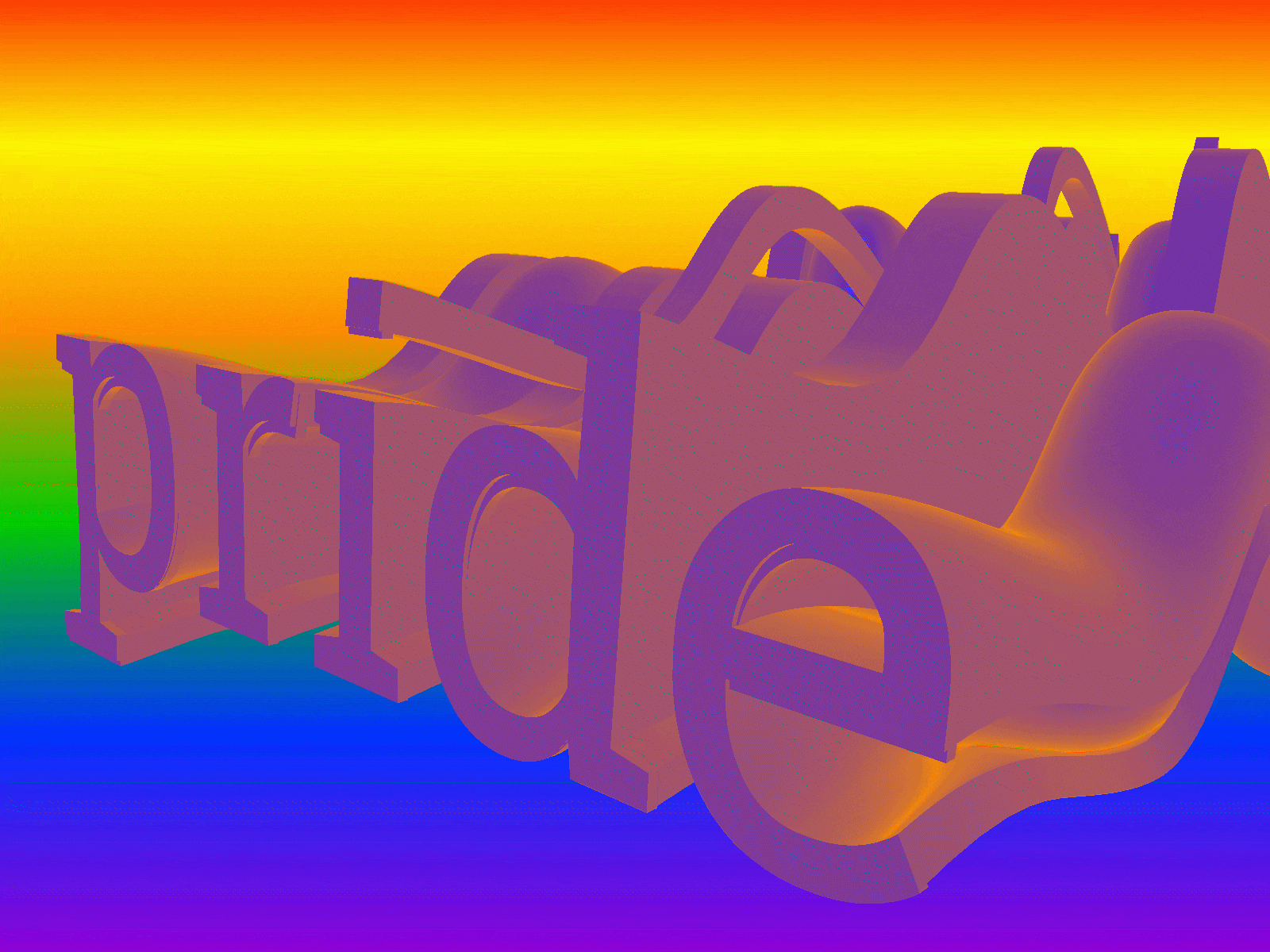 PRIDE after effect animated type animation animation design cinema 4d cinema4d color exploration colorful colors digital art gradient gradients motion design moving type pride pride 2020 pride month pridemonth rainbow typography