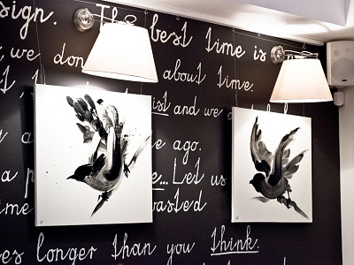 Works from interior project "Birds"