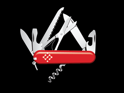 Swiss Vector Knife illustration vector
