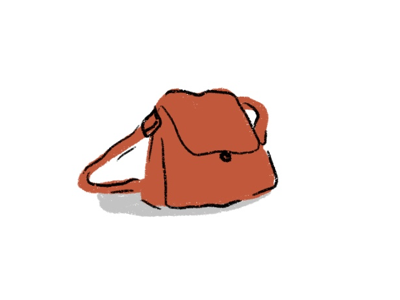 Sling Bag art bag fashion icons illustrations procreate rustic