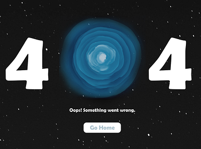 Daily UI Challenge - Day 8 404 page daily 100 challenge day 8 design error page outerspace sketch ui ux ux design