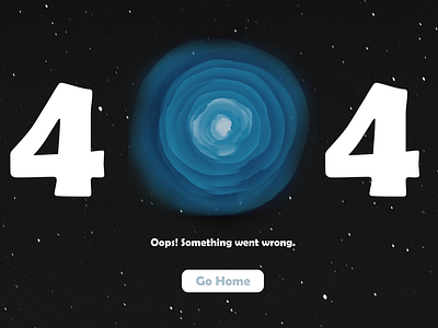 Daily UI Challenge - Day 8 404 page daily 100 challenge day 8 design error page outerspace sketch ui ux ux design